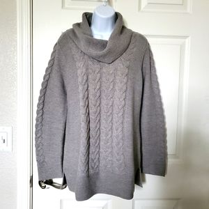 Cable knit sweater